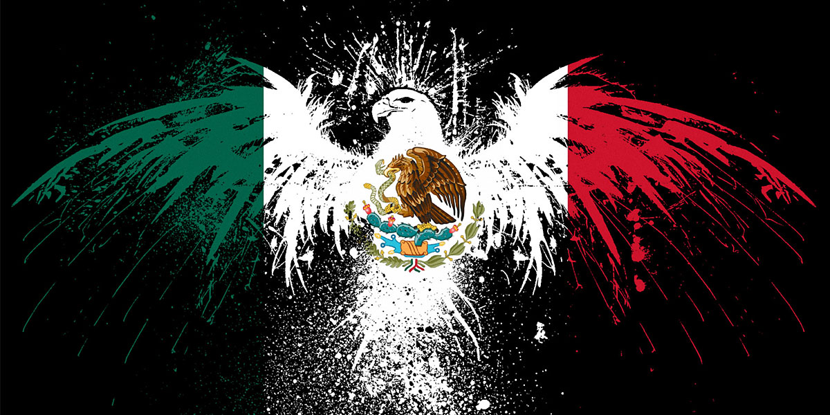 Mexico Flag Twitter Cover & Twitter Background | TwitrCovers