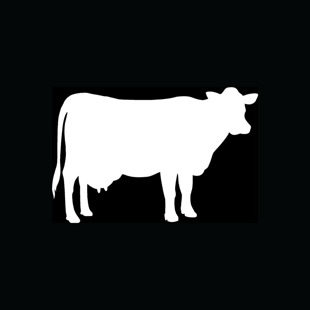 Cow Silhouette Colouring Pages (page 3)