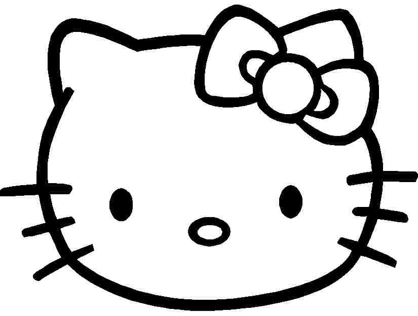 Cartoon Hello Kitty Coloring Sheets Free Printable For Girls & Boys #