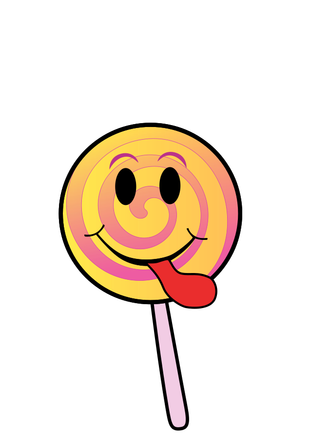 Lollipop Smiley Clipart, vector clip art online, royalty free ...