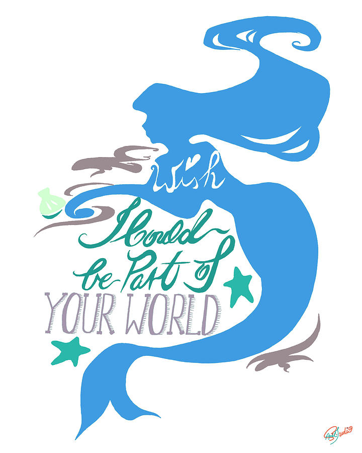 Little Mermaid Drawings for Sale