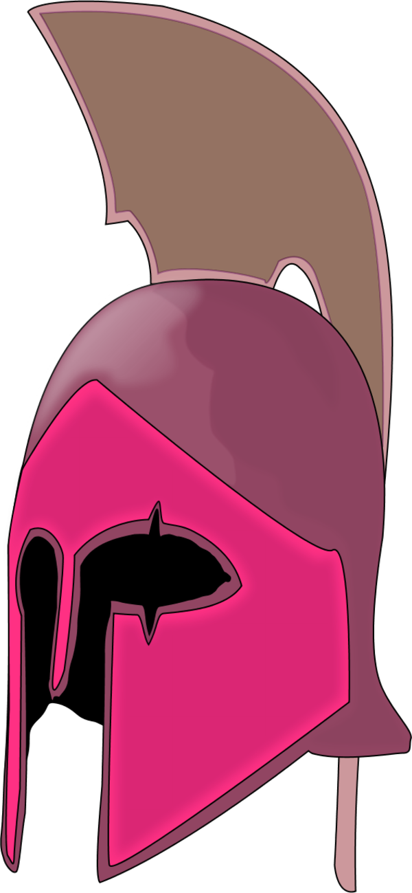 Leonidas Helmet - vector Clip Art