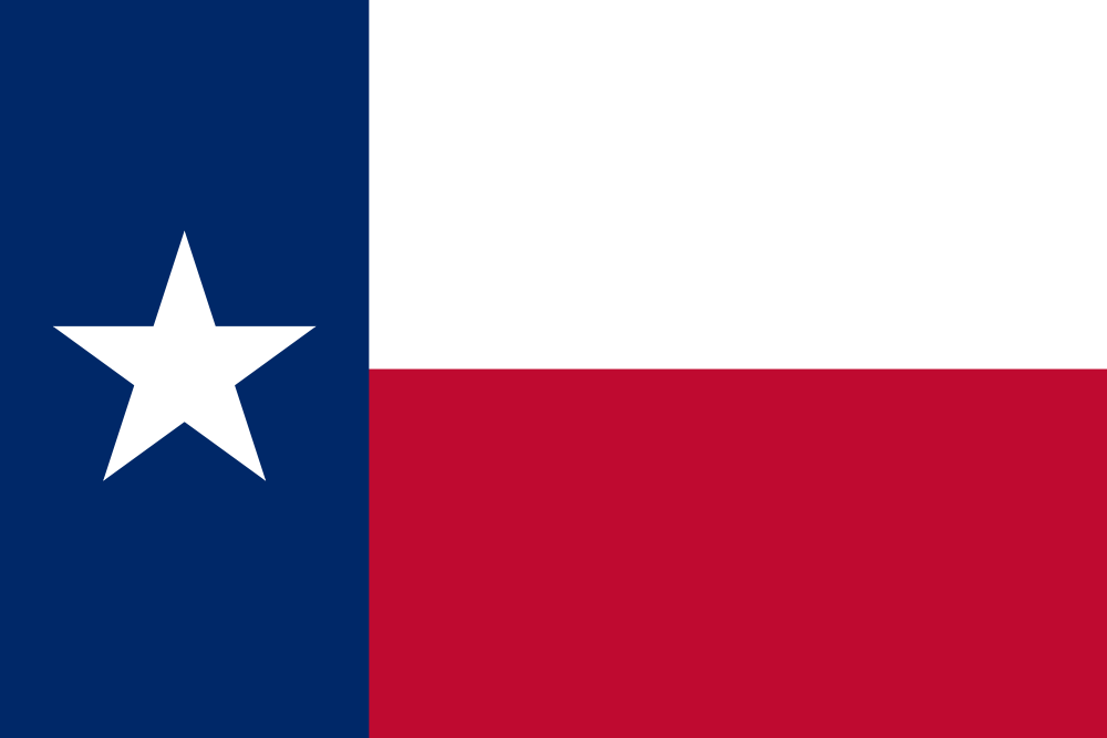 Texas: Flags - Emblems - Symbols - Outline Maps