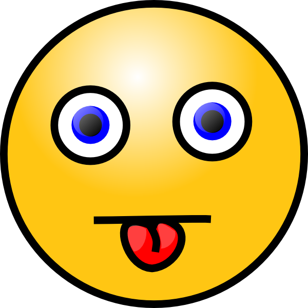 Smiley With Tongue Out clip art - vector clip art online, royalty ...