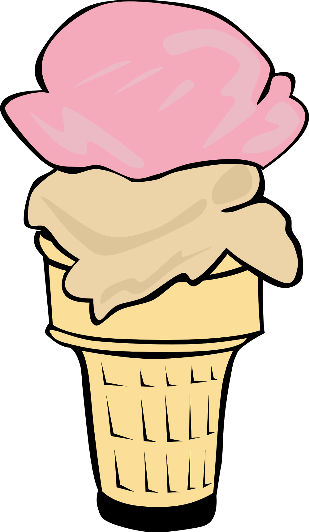 clipartist.net » Clip Art » gerald g ice cream cones ff menu 1 SVG