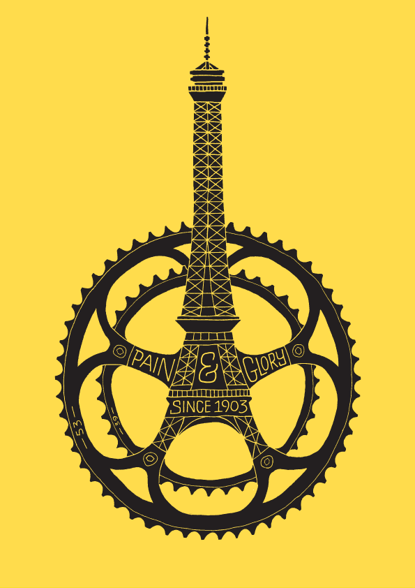 Le Tour de France 100th Anniversary Poster on Behance
