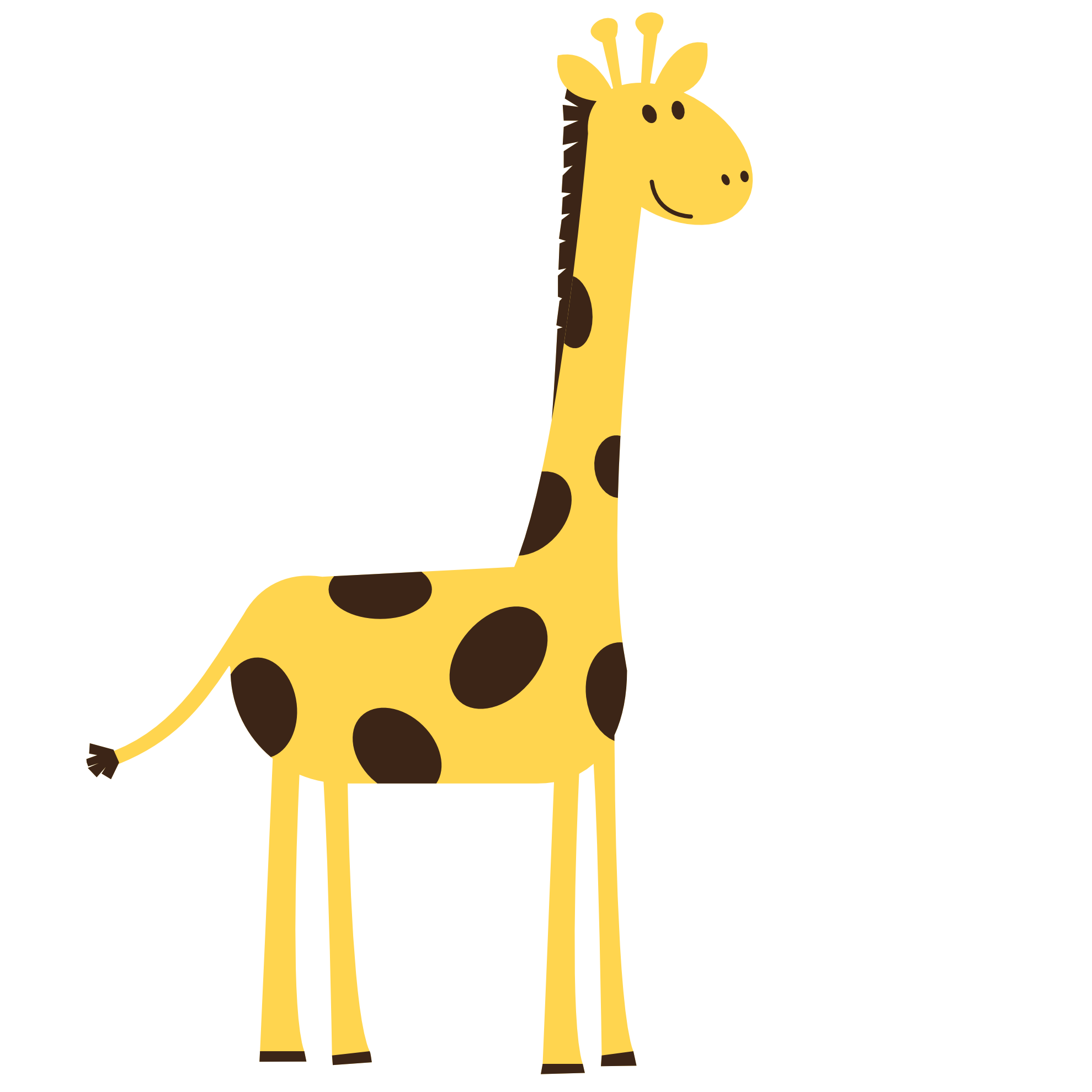 Colorful Animal Giraffe Animal Xmas Christmas Stuffed Animal ...