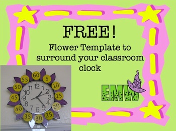 Free-Flower-Clock-Template-to-decorate-your-classroom-clock-587861 ...