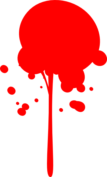 Red Paint Splatter Clip Art Clip Art at Clker.com - vector clip ...