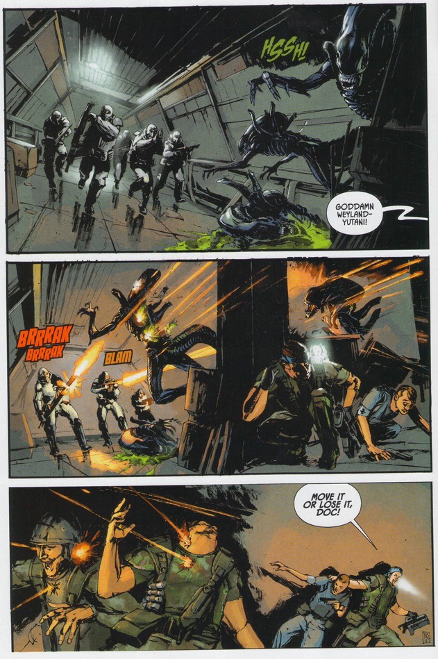 Aliens: Colonial Marines Dark Horse Comic Preview - AvPGalaxy