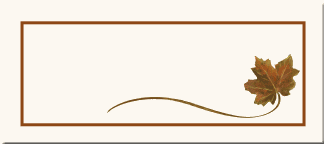 Line Border Placecards-Wedding Reception Accessories-Custom ...