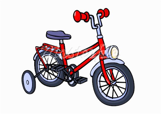 An illustration of a bicycle - Stock Photos
