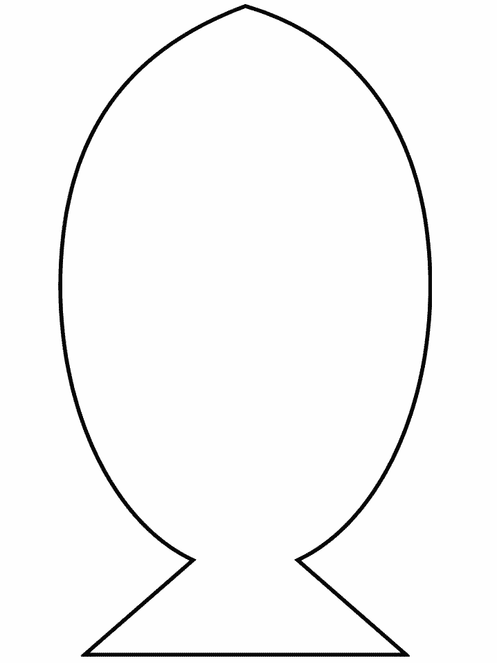 Fish Outline Image - AZ Coloring Pages