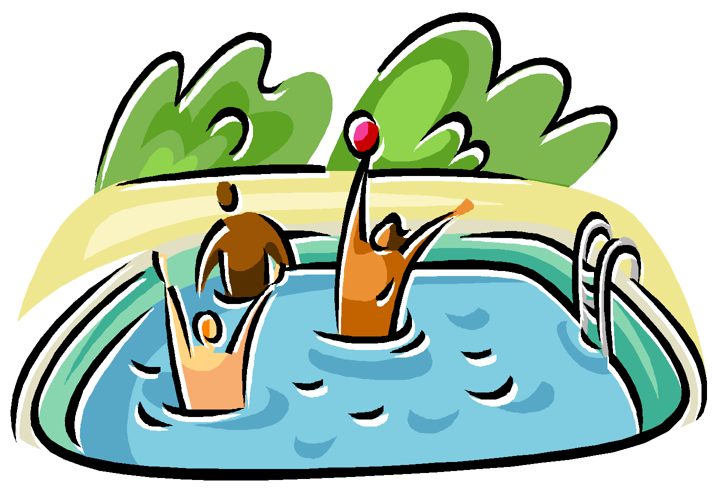 Swimming In A Pool Clipart - ClipArt Best