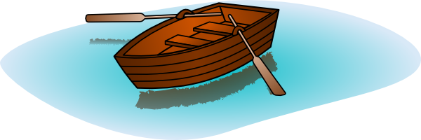 Row Boat With Oars Clip Art at Clker.com - vector clip art online ...