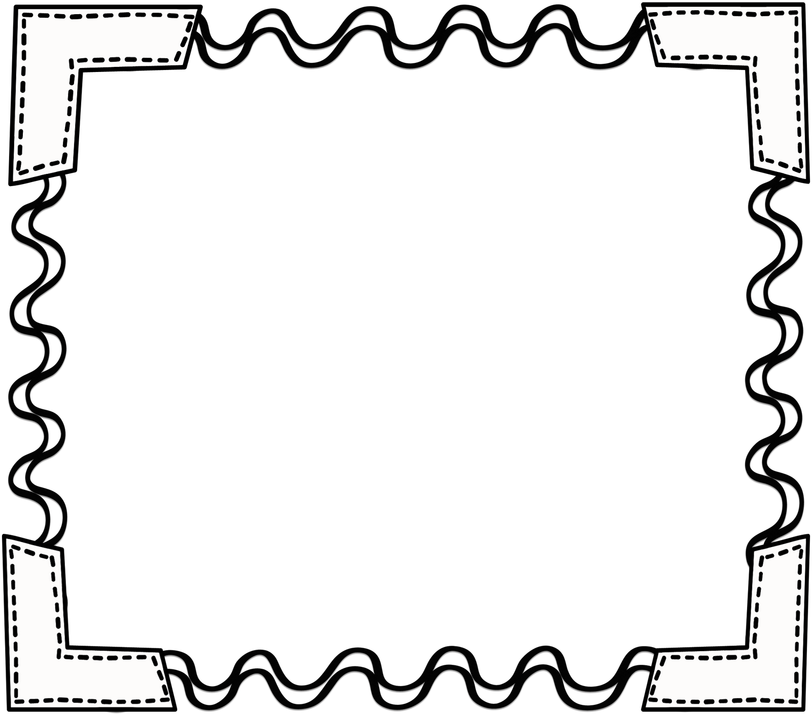 School Border Clipart Black And White | Clipart Panda - Free ...