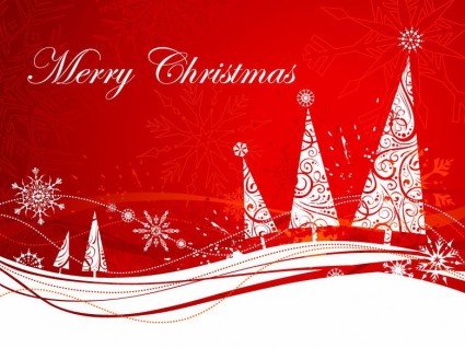 Abstract Xmas Background Vector Illustration Free vector in ...