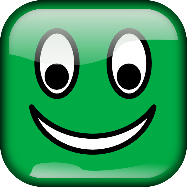 Green Smiley Face Clip Art Clipart - Free Clipart