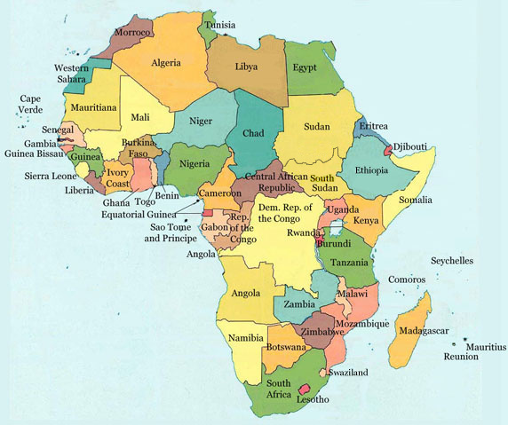 Literary Map of Africa - Ohio State University Libraries