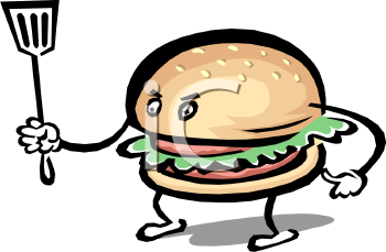 Cartoon Burger And Fries Clipart - Free Clip Art Images