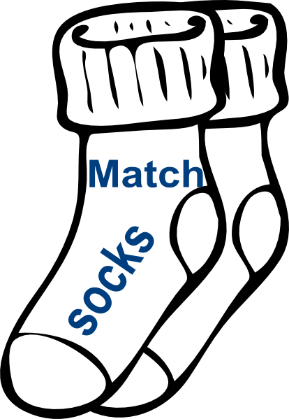 Chore: Match Socks Clip Art at Clker.com - vector clip art online ...