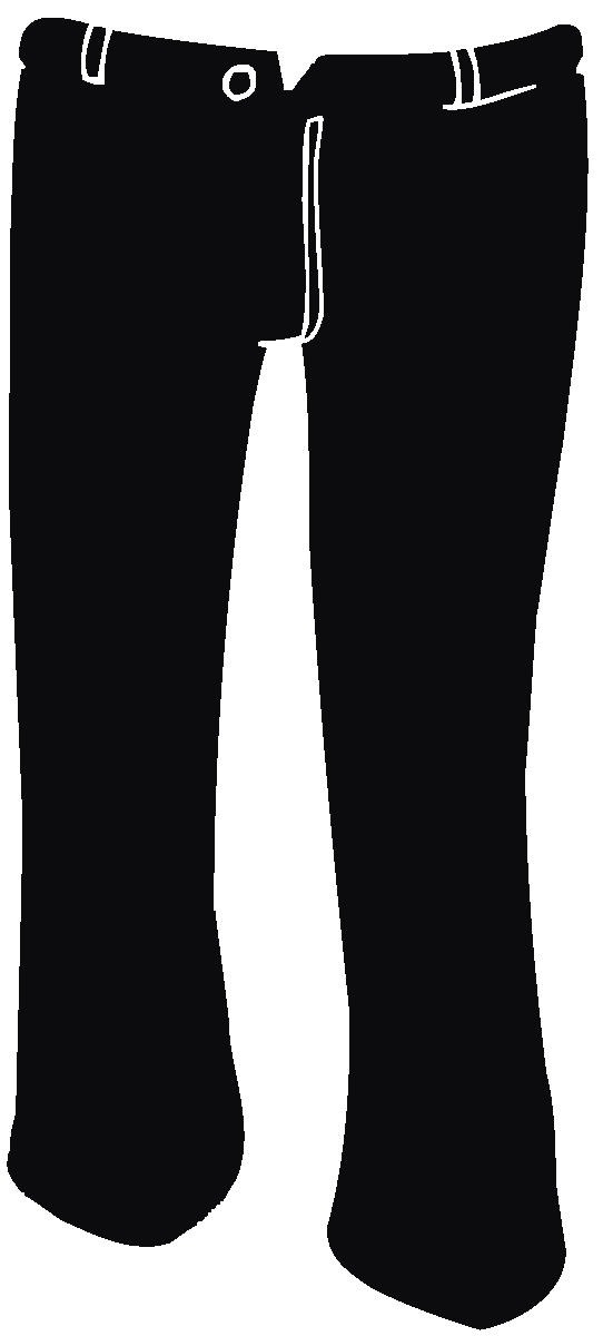 Pants Clipart Black And White