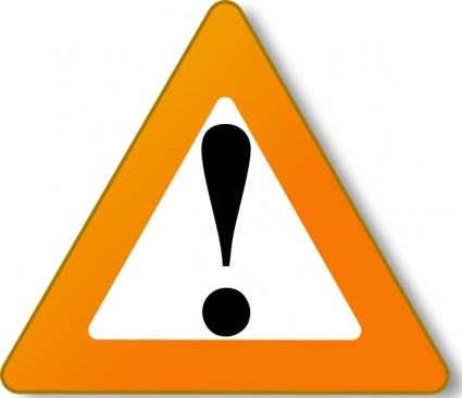 Warning Sign clip art - Download free Other vectors