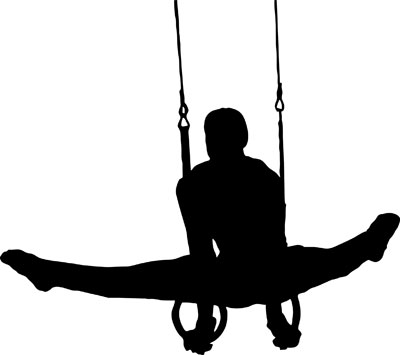 Gymnast Silhouette Clip Art - Cliparts.co
