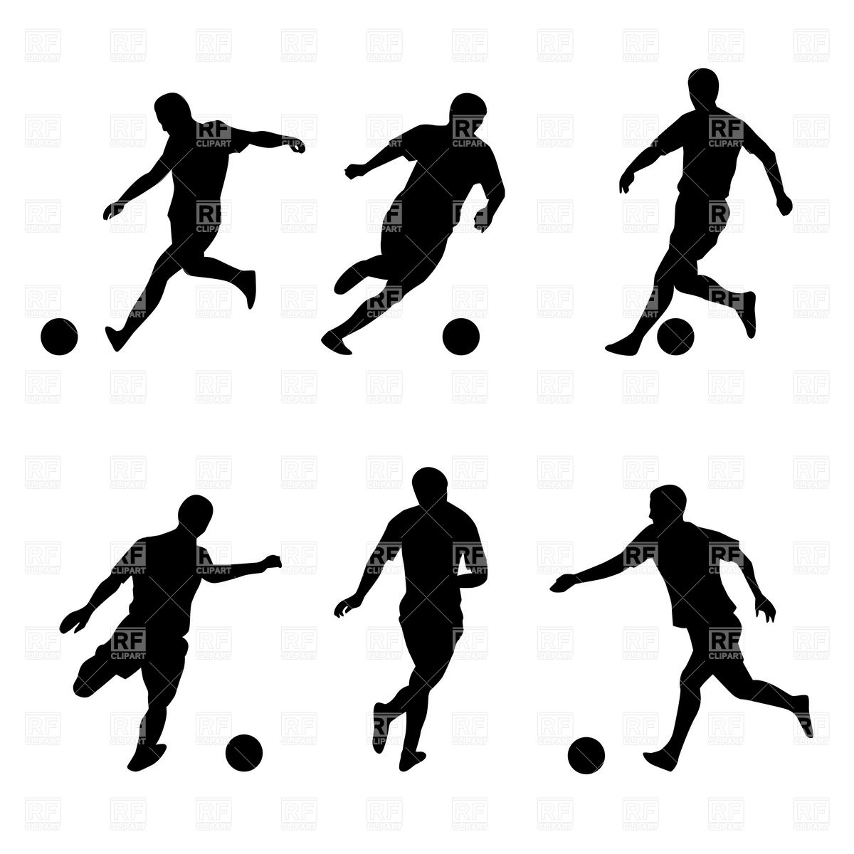 Kicking Soccer Ball Silhouette | Clipart Panda - Free Clipart Images