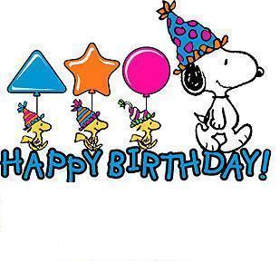 Happy Birthday Clip Art Snoopy | Download Free Word, Excel, PDF ...