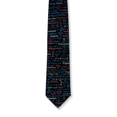 Amazon.com: Math Equations Silk Tie: Clothing