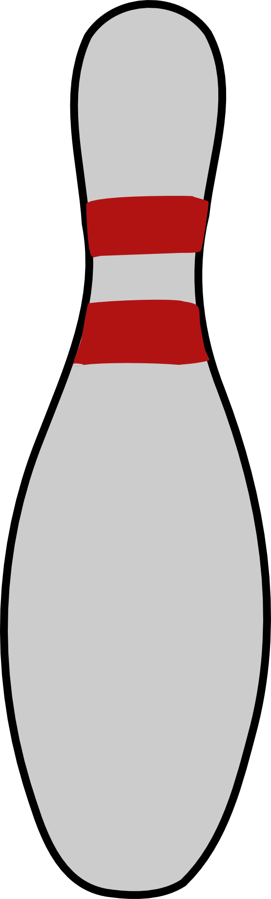 Pix For > Bowling Pin Clipart Black And White