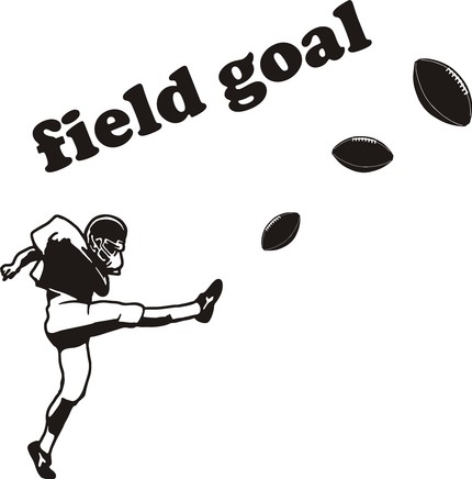 Football Field Goal Kick | Clipart Panda - Free Clipart Images