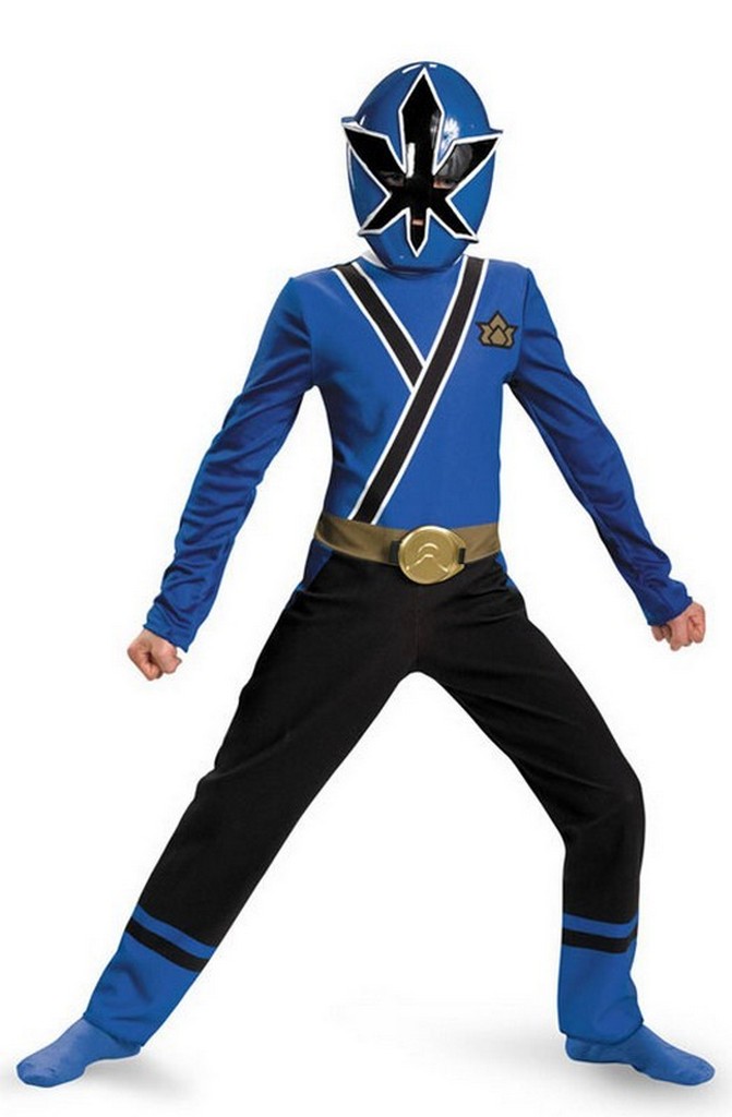 Power Rangers Samurai Costume for Kids Blue Ranger ...