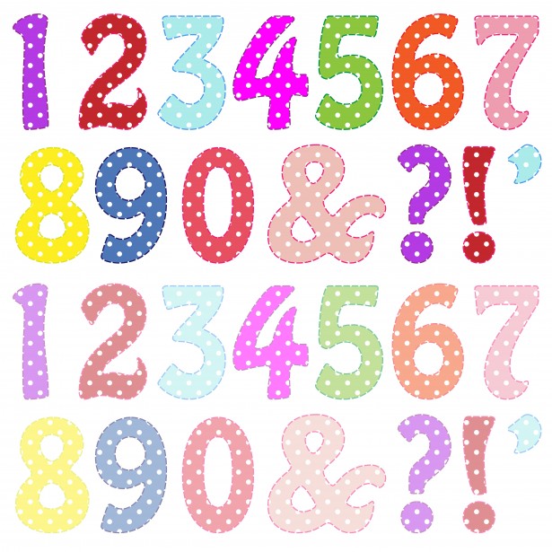 Numbers Colorful Clip-art Free Stock Photo - Public Domain Pictures