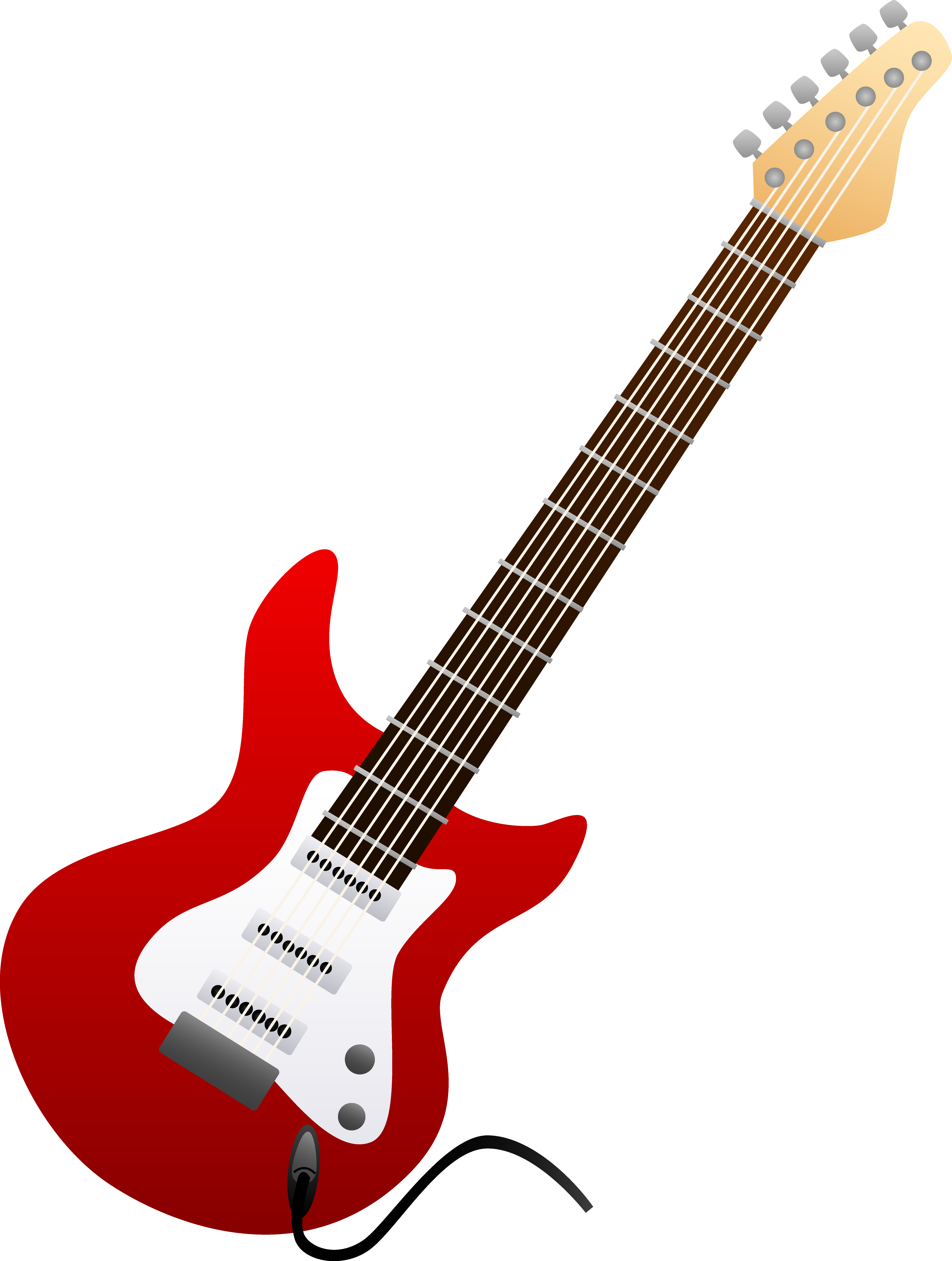 cartoon electric guitar