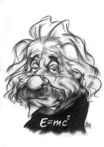 Einstein By Szena | Famous People Cartoon | TOONPOOL