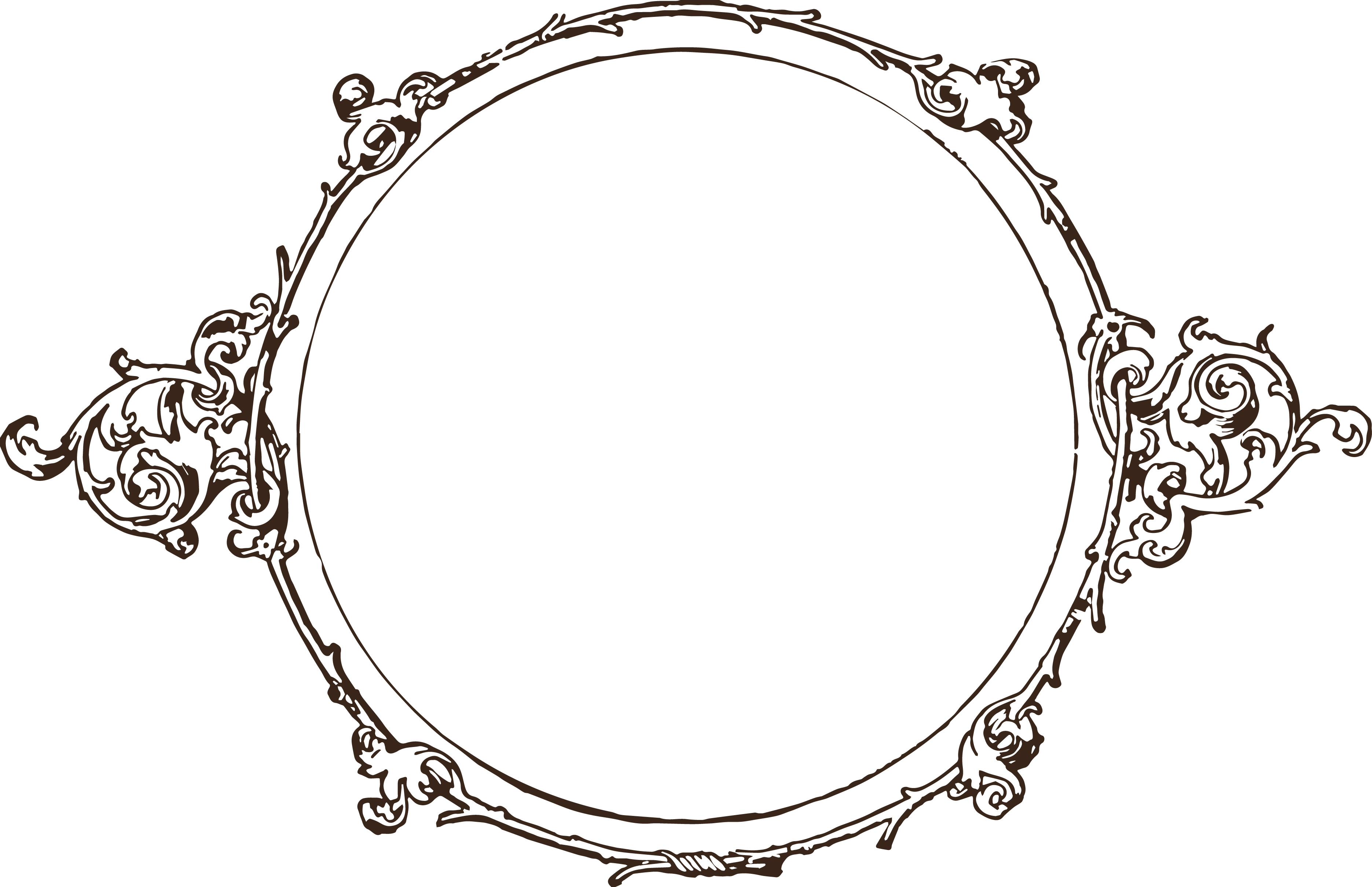 Royalty Free Image - Vintage Scroll Frame | Oh So Nifty Vintage ...