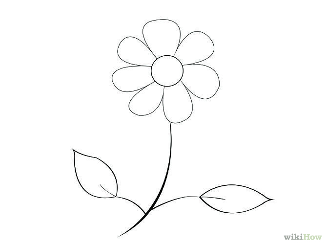 How to Draw a Wild Flower: 7 Steps (with Pictures) - wikiHow