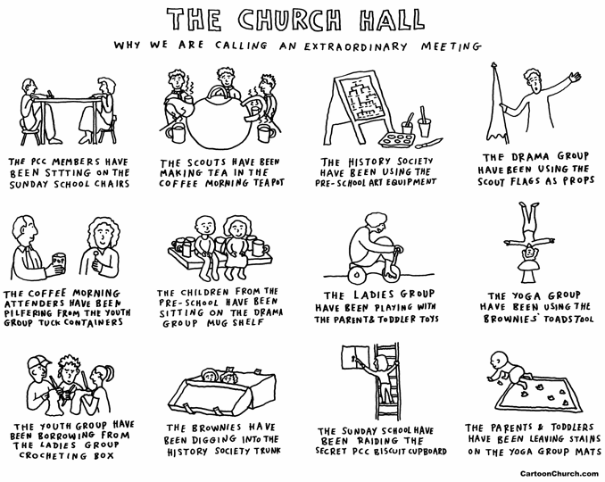 The Exciting World of Churchgoing — CartoonChurch.com
