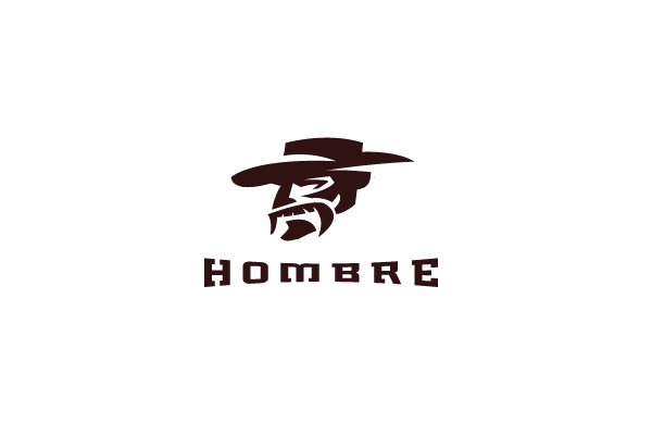 Hombre Cowboy Logo Design on Logoturn