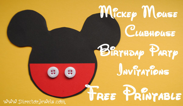 Director Jewels: Mickey Mouse Clubhouse DIY Birthday Party ...