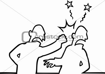 Image 3793585: Two people fighting from Crestock Stock Photos