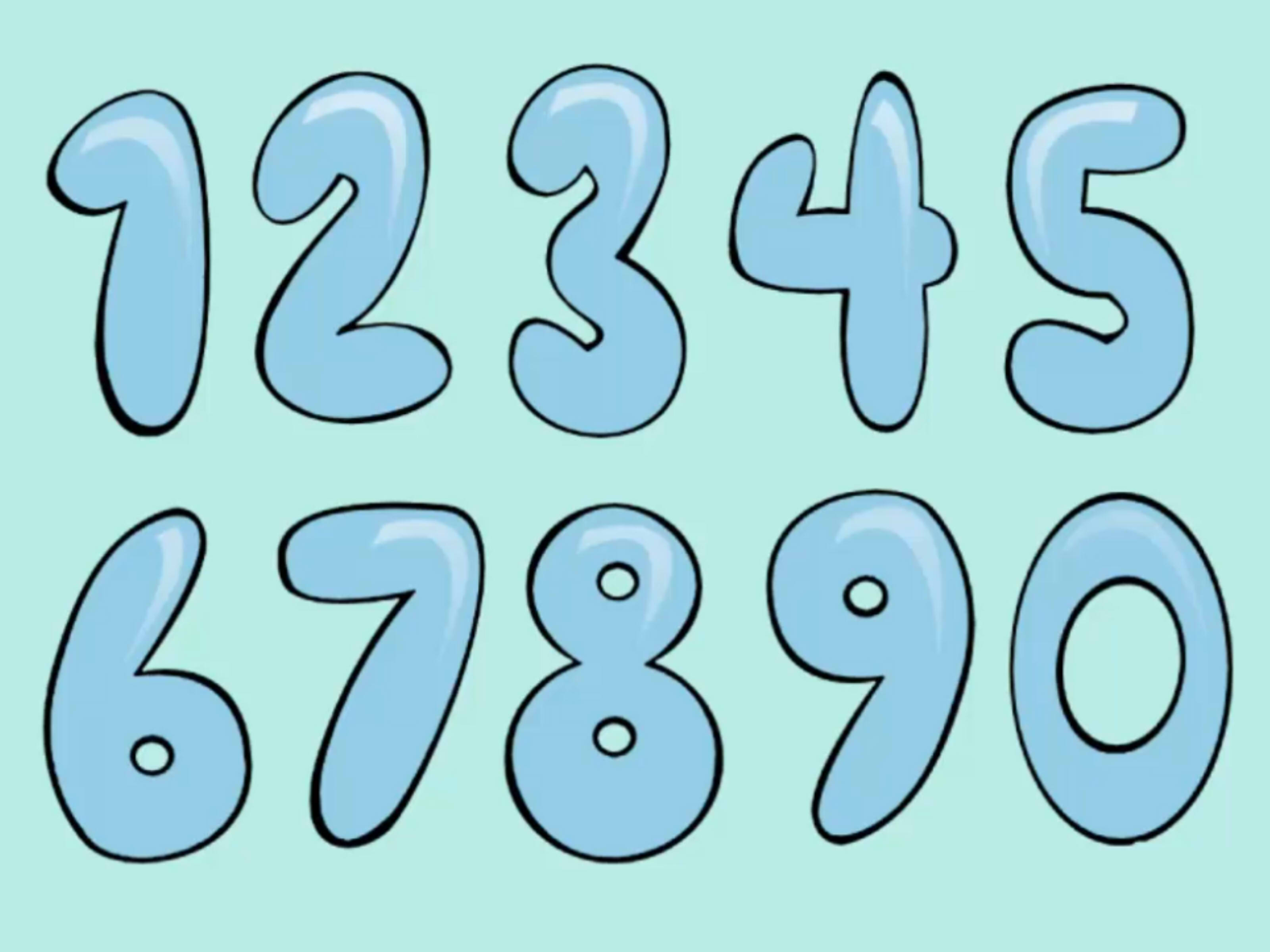 How to Draw Bubble Numbers: 5 Steps (with Pictures) - wikiHow