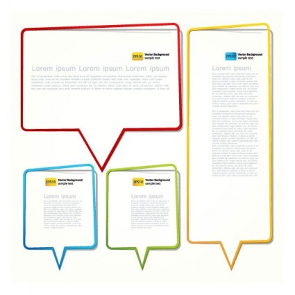 Text box dialog box memo card vector Free vector in Encapsulated ...