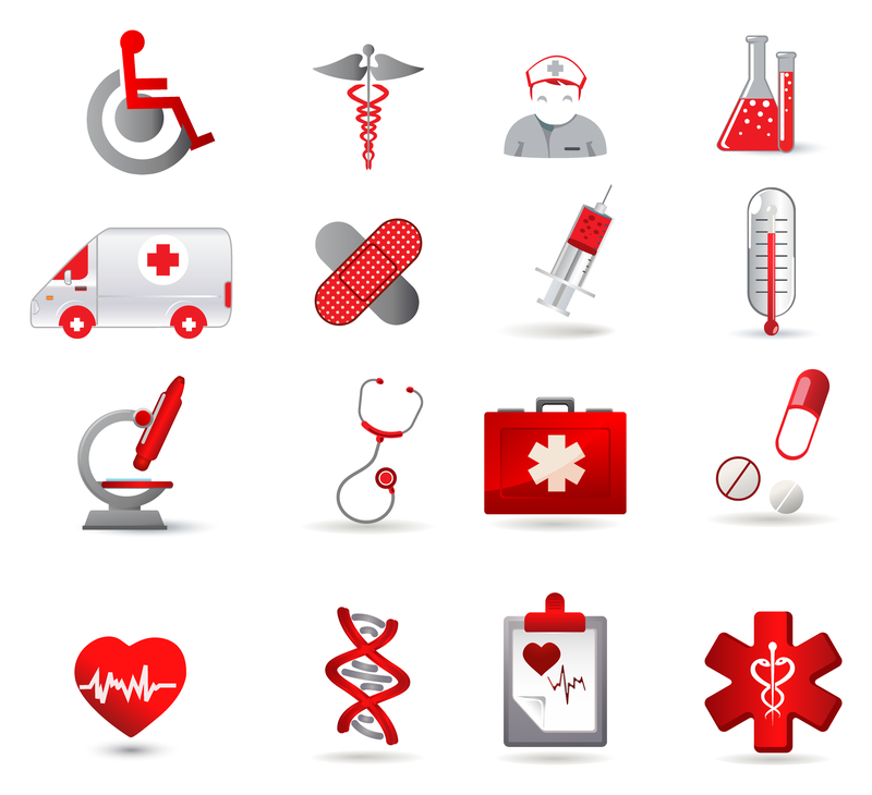 Health Care Icon Set - Free Vector Download | Qvectors.