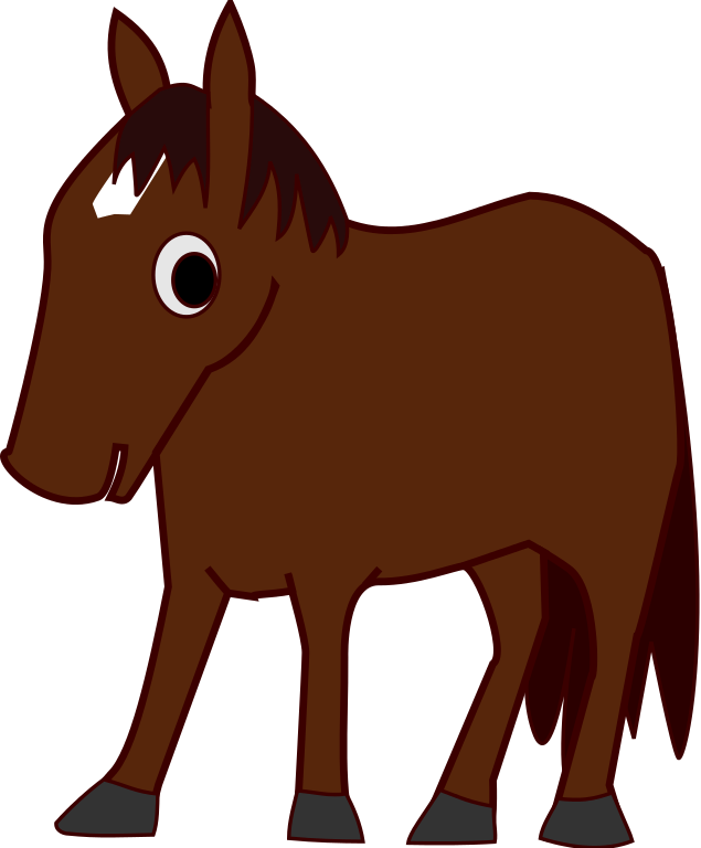 File:Cartoon horse.svg - Wikimedia Commons