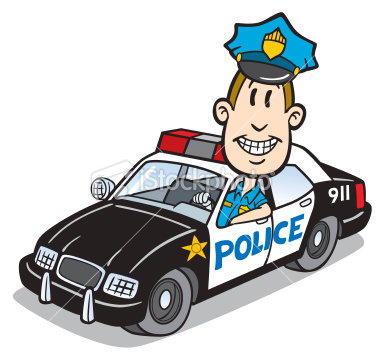 Cartoon Police and Car « eudunda.net