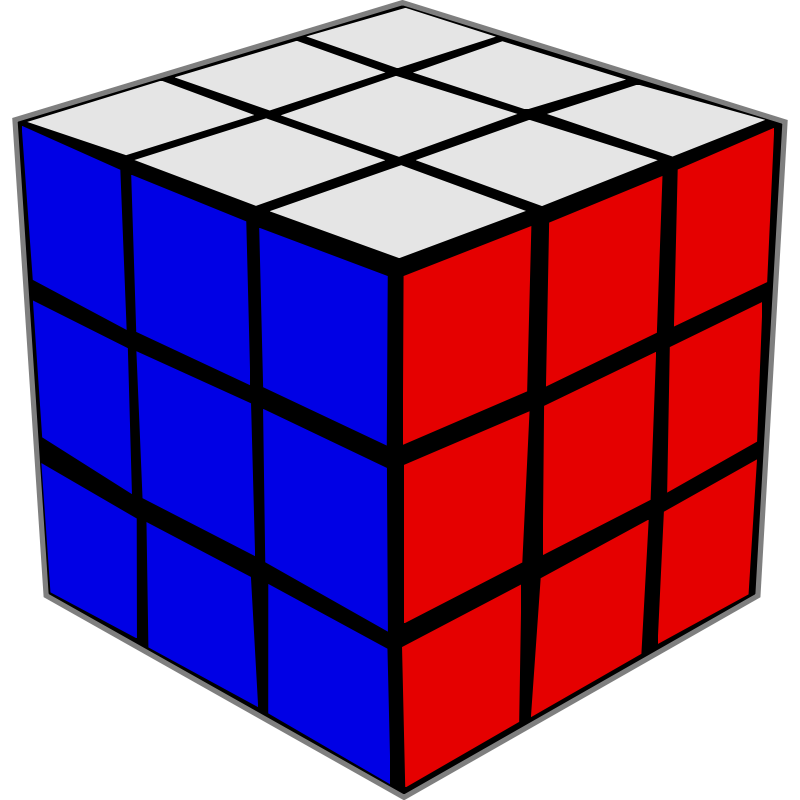 Clipart - Rubik's Cube