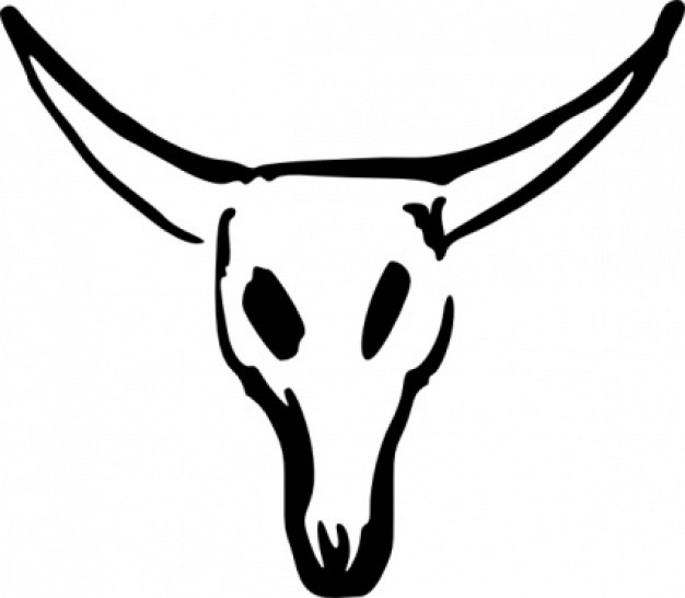Valessiobrito Cow Skull clip art Vector | Free Download